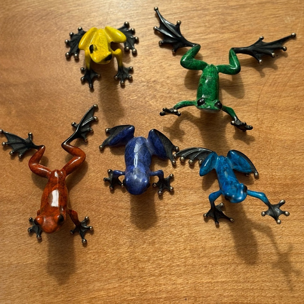 Tim Cotterill- Frogman Bronze Frogs, The Miniature Collection